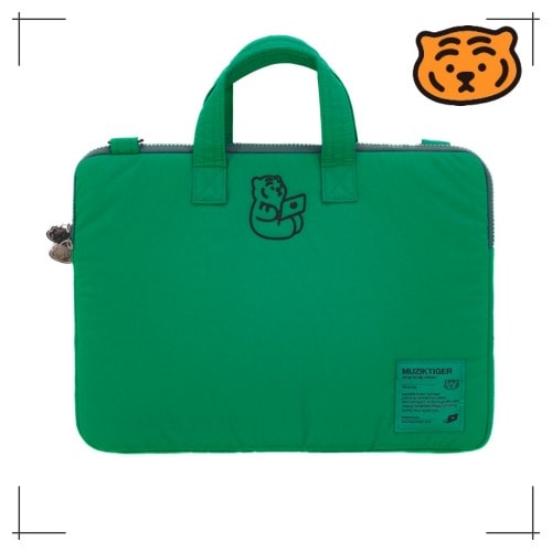 MUZIK TIGER 公式取扱店 Sitting ノートパソコンバッグ Green