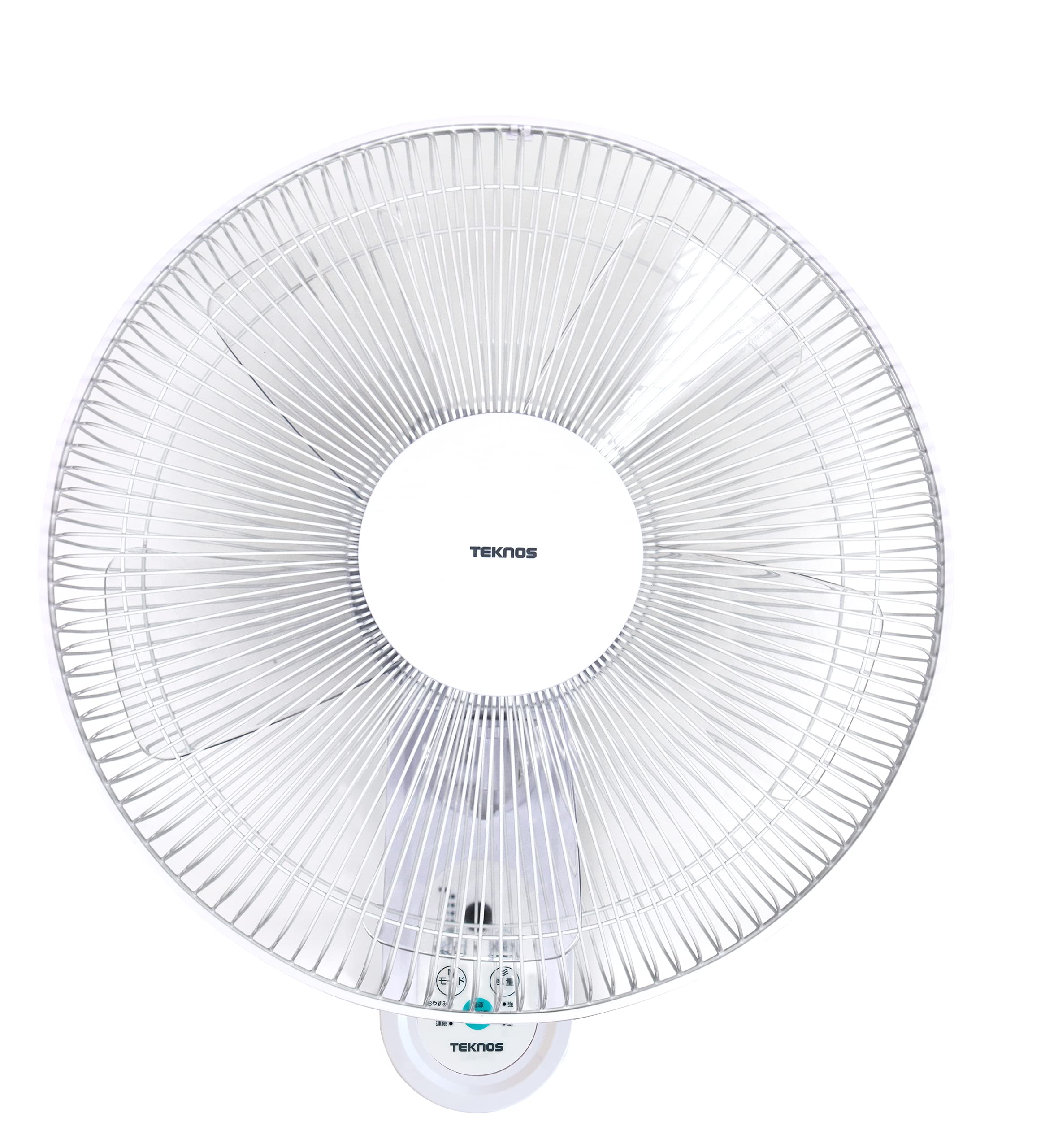 40cm壁掛け扇風機 リモコン付 簡単操作 羽根 5枚 首振り機能 風量切替 タイマー付 省エネ 節電