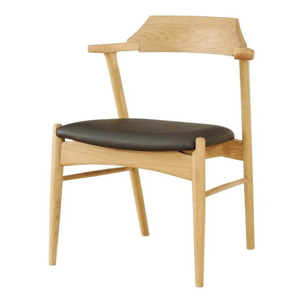 筑波産商 YUME2 109AT アームチェア NR/BK メーカー直送