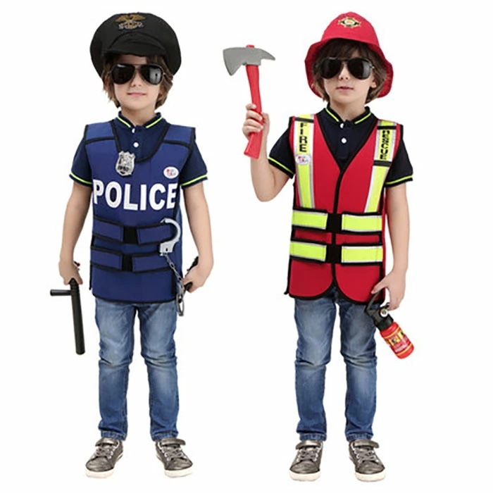ハロウィン衣装 コスプレ衣装 子供用 警察服 おまわりさん かっこいい 男の子 ポリス服 消防士服 警察服 コスチューム 衣装 カッコイイ 文化祭 忘年会 出し物 余興 万聖節 変装 Hallowee