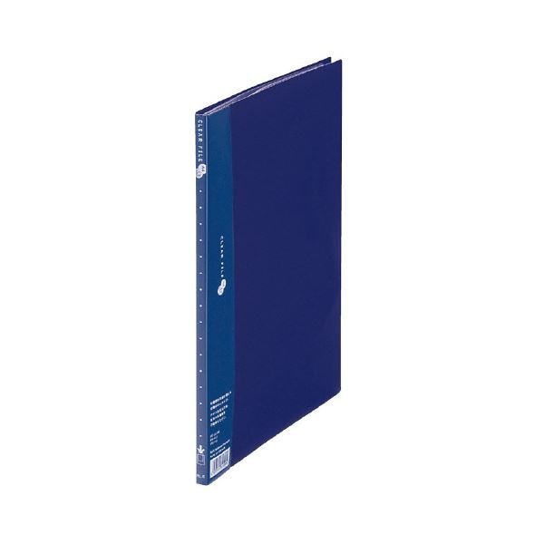 （まとめ） プラス クリアーファイル10P FC-121EL A4S NV 10冊(×10セット)