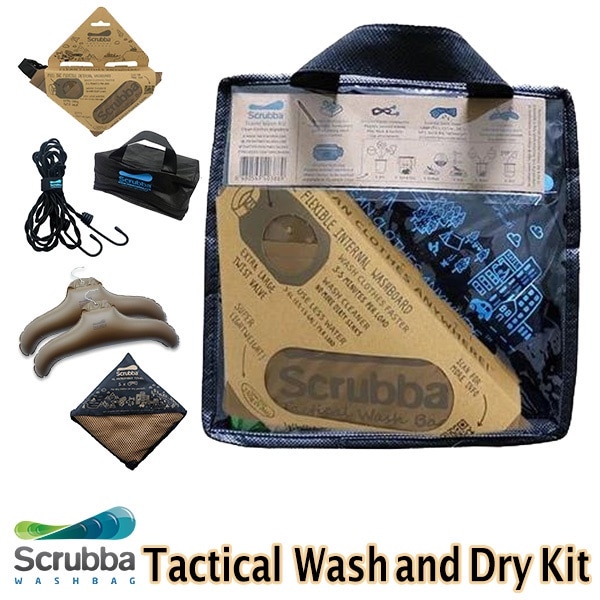 スクラバ　タクティカルウォッシュ　ドライキット（Scrubba　Tactical　Wash　and　Dry　Kit　ノマディックス　洗濯　トラベル　アウトドア　防災）送料無料