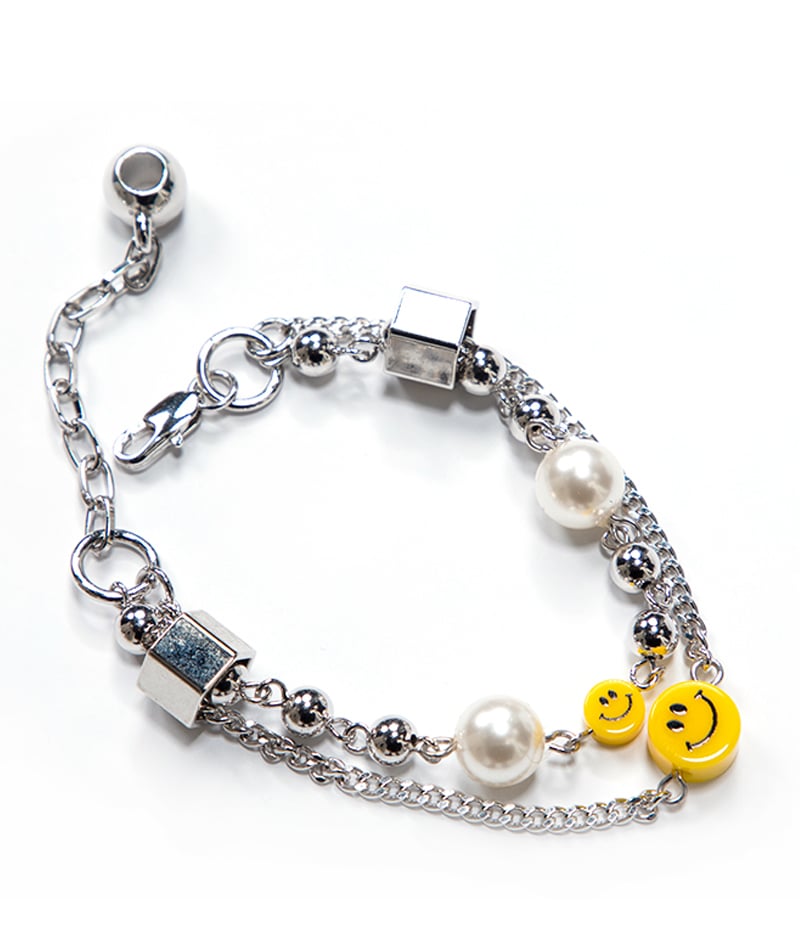 [BLACKPURPLE] K-ファッション/ジュエリー/[BTS着用] [20ALL] スマイル真珠ブレスレットHI015BSVA 5,232円