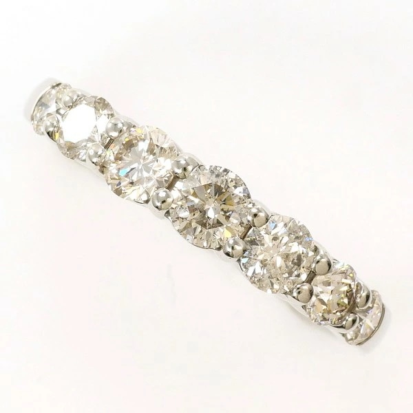 PT900 プラチナ リング 12号 ダイヤ 1.00 カード鑑別書 中古