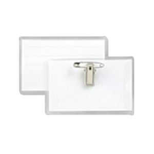 （まとめ）ジョインテックス 名刺型ハード名札 再生PET 50枚 B017J-50(×2セット)