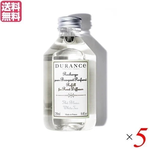 デュランスフレグランスブーケ専用レフィル　ホワイトティー　 250ml 5個セット