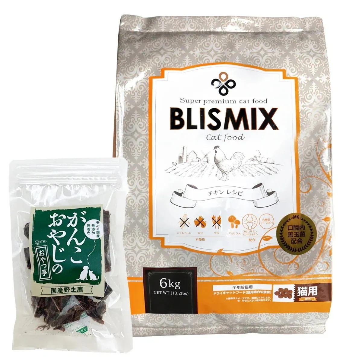 【カナダ産に変更済み】猫用 チキン 6kg【国産鹿肉ジャーキー20g付き】