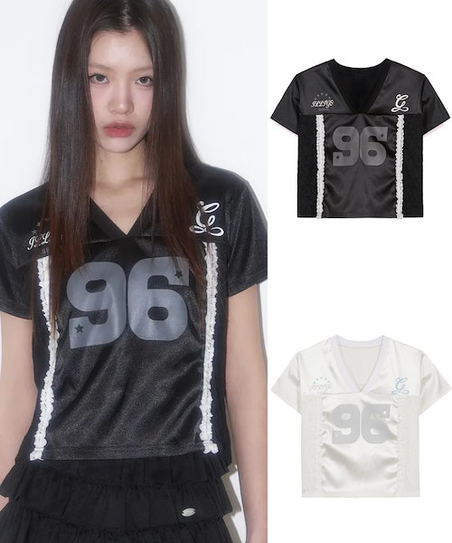 ★ILLIGO★ RIBBON SHIRRING OFF SHOULDER T-SHIRT RIBBON SHIRRING OFF-SHOULDER T-SHIRT BLACK - illigo | 60