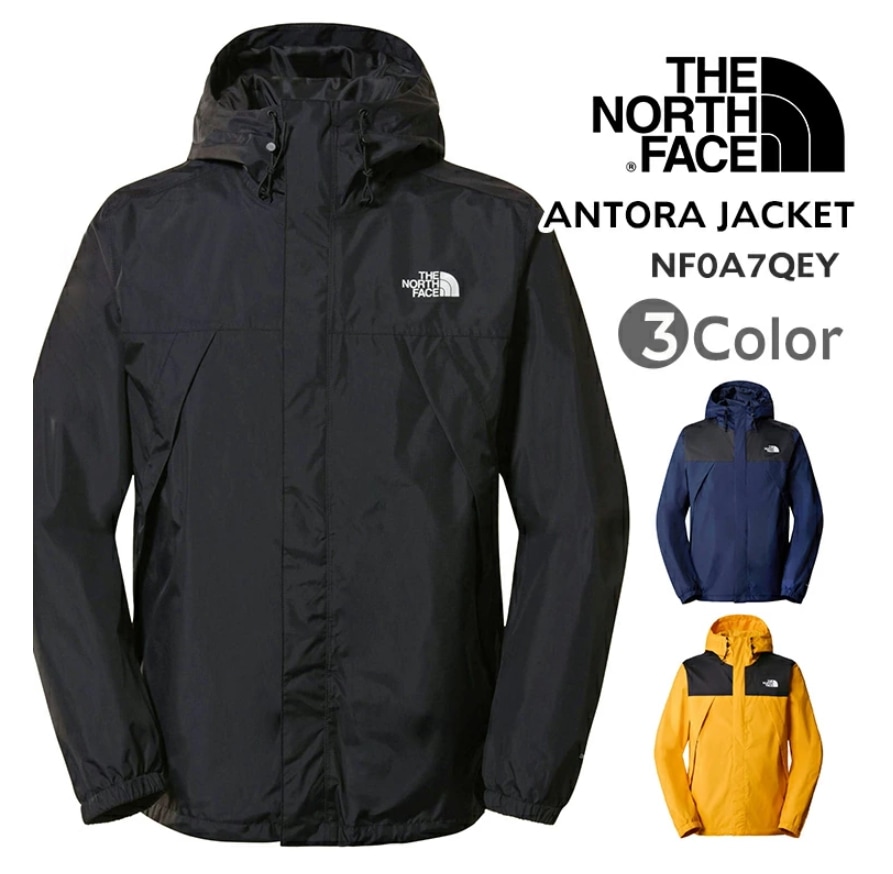 アウター ANTORA アントラ ジャケット メンズ ロゴ NF0A7QEY JK3 92A ZU3 ブラック ネイビー イエロー ナイロンパーカー ブルゾン アウトドア キャンプ　並行輸入品