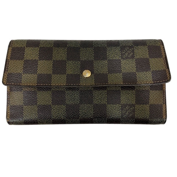 ルイヴィトン ポルトフォイユ インターナショナル N61217 3つ折り財布 【中古】