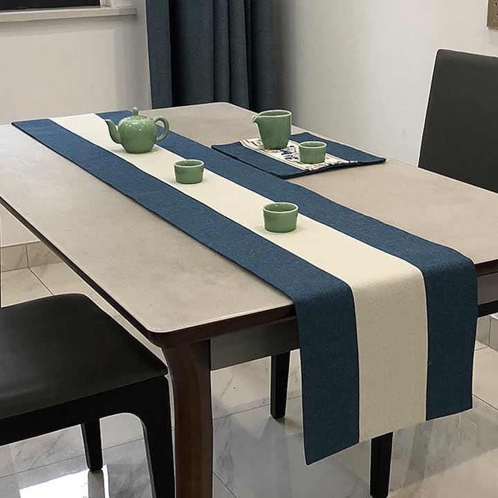starink テーブルランナー 北欧 お洒落 おしゃれ 韓国風 パーティー イベント(30x350 ブルー, 30x350)