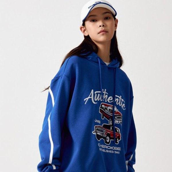 JEEP 男女共用チェロキーテープ配色パーカー__A JP1THU031_