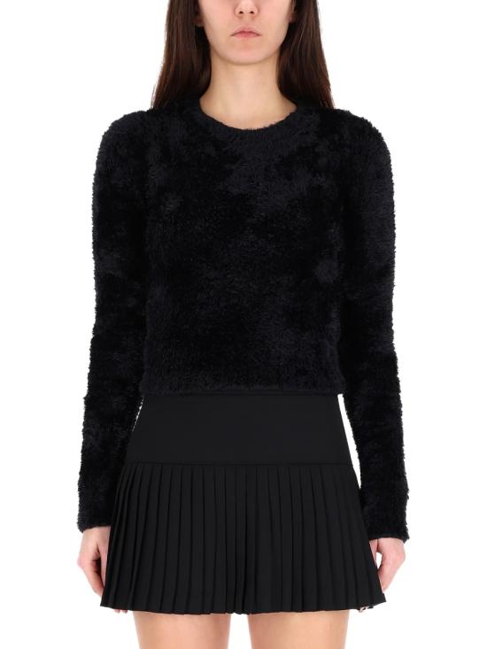 MARINE SERRE Women Sweater WTK037A CKNI0535BK99 BLACK