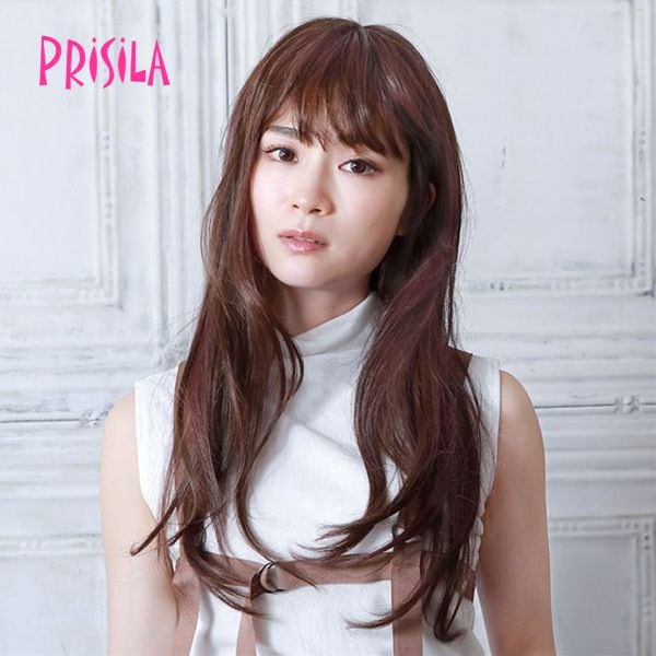 プリシラ オールウィッグルーセントストレートロングA-707耐熱 (送料無料) PRISILA フル