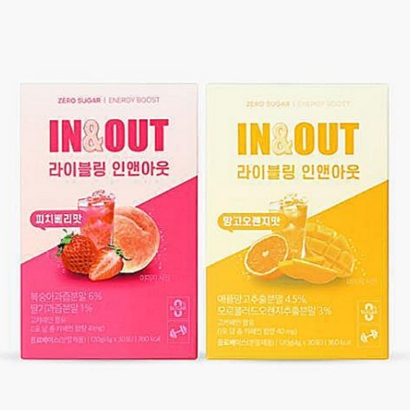 IN＆OUT 4g x 30ea / エナジーブースター / 運動ブースター /ナトリウムの排出/老廃物を排出