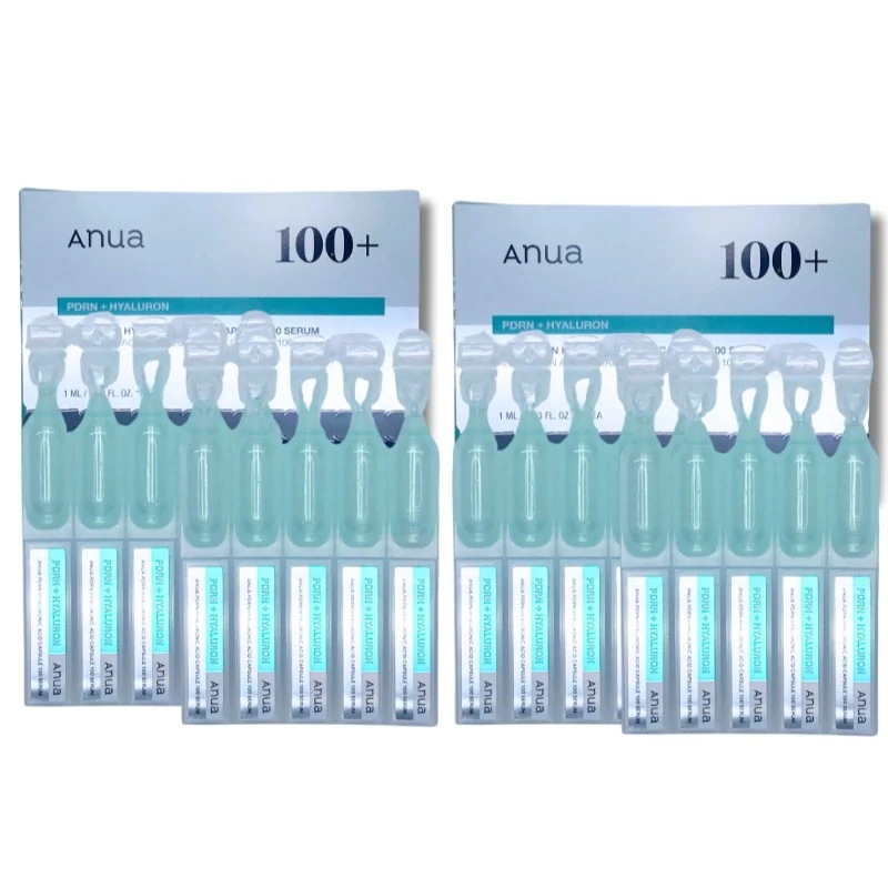 【1+1企画】 PDRN ヒアルロン酸カプセル100セラム / 1mL × 10個入り × 2セット（計20回分）集中ケア美容液セット/お試し＆持ち運びに最適！1回分カプセルでフレッシュケア