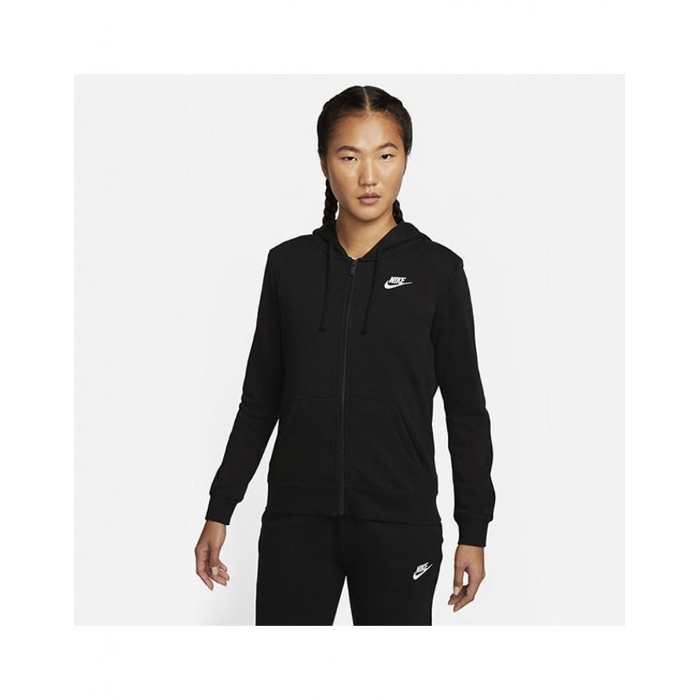 ナイキフード付きジップアップウィメンズクラブフリースフルジップパーカー DQ5472-010 S2306