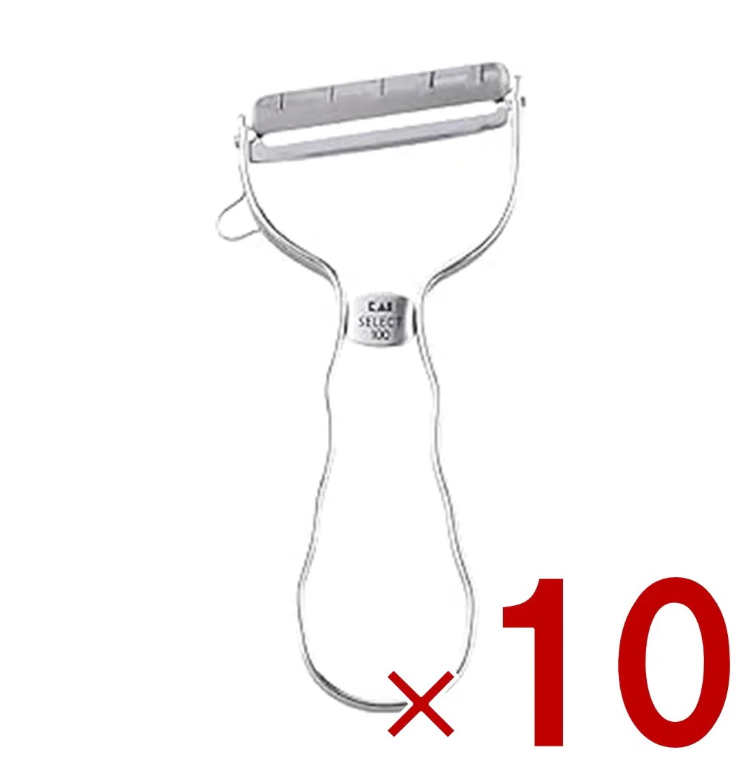 貝印 KAI SELECT100 T型ピーラー DH3000 ステンレスピーラー 皮むき 芽取り 貝印 T型 料理 10個