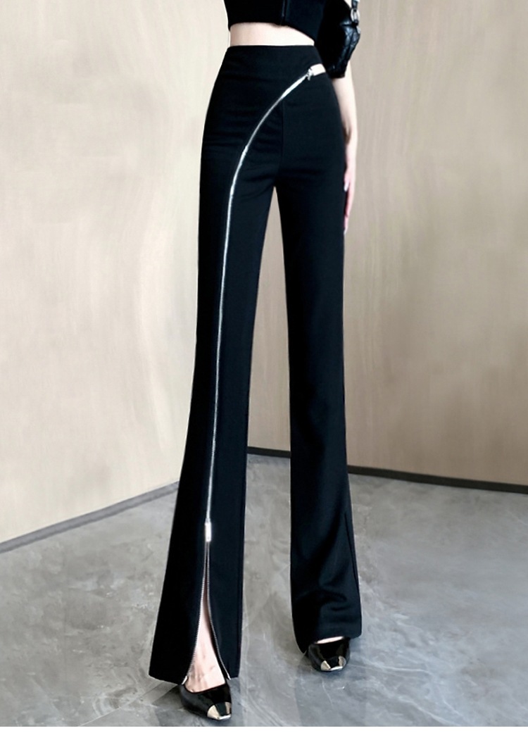 個性的 パンツ ズボン ストレートパンツ スキニーパンツ ロング丈 スリム タイト 細身 ストレート 切り替えデザイン ハイウエスト 伸縮性 大人可愛い 大人 おしゃれ かっこいい 大人女子 こなれ感