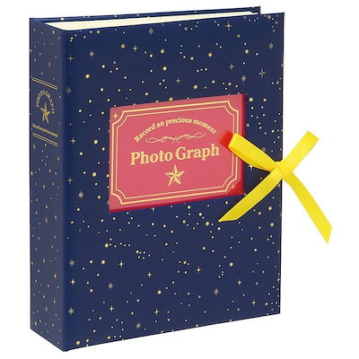 他サイト： ハーパーハウス フレームアルバム Lサイズ200枚収容 スター XP-3333-00の商品画像