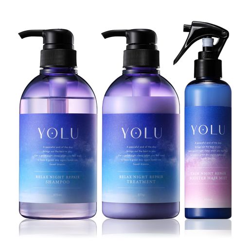 YOLU ヨル シャンプー トリートメント ヘアミスト 3点 セット リラックスナイトリペア