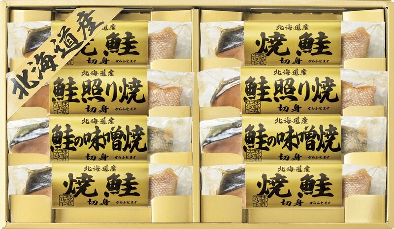 Qoo10] （ギフト）北海道 鮭三昧 E : 食品