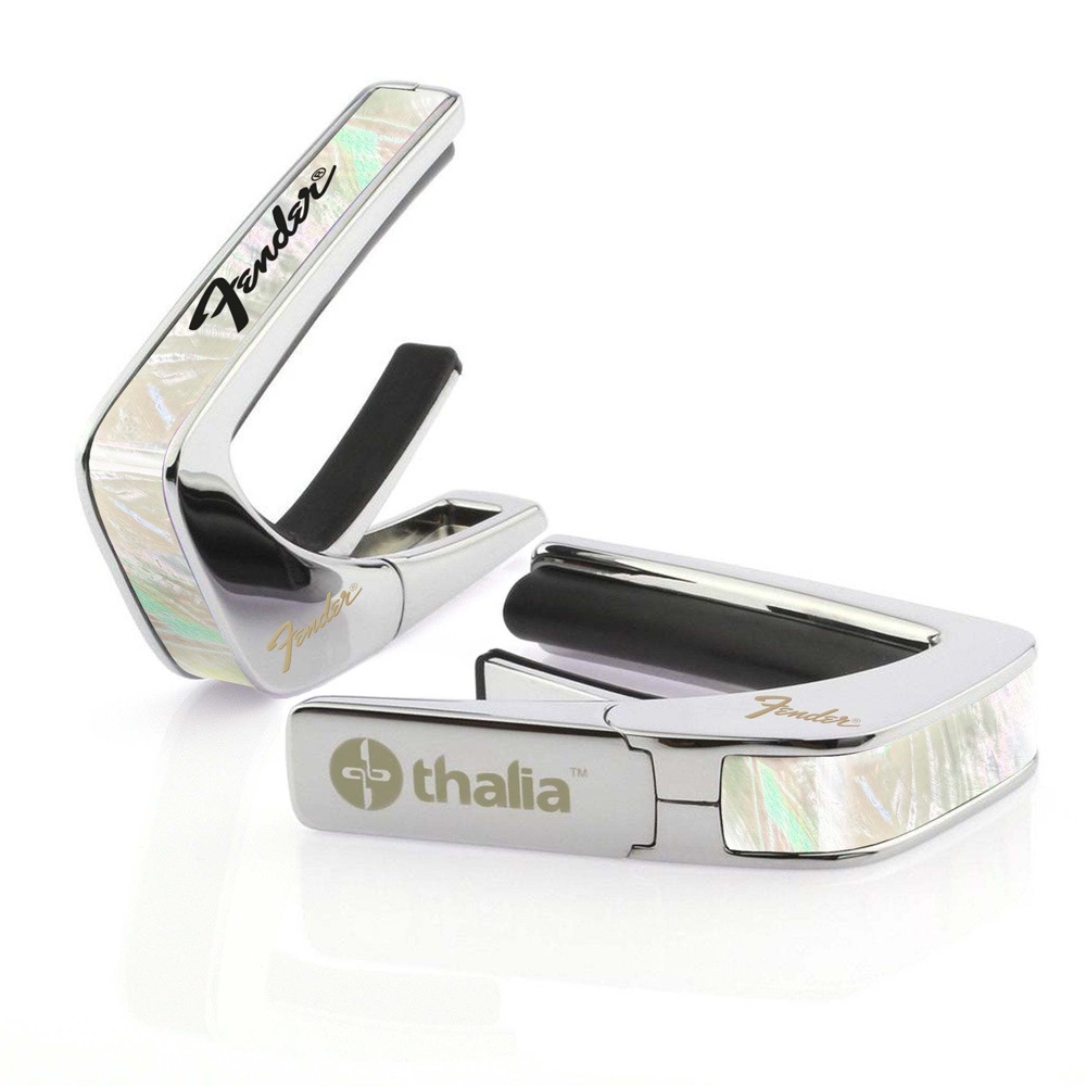 Thalia Capos ギターカポ Fender コラボモデル クローム仕上げ TH-FENCC-12 White Mother of Pearl 生産終了モデル・廃盤 アメリカ製【並行輸入】