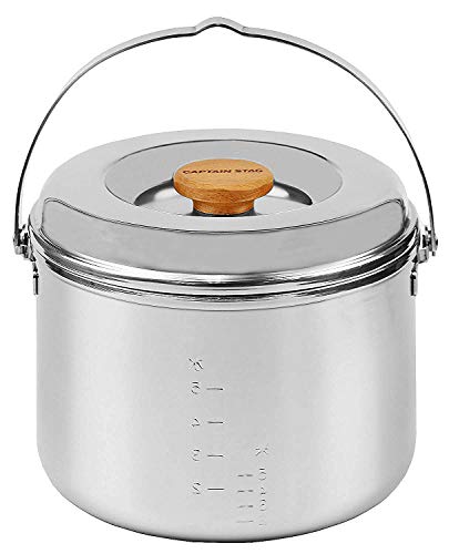 キャプテンスタッグ(CAPTAIN STAG) キャンプ バーベキュー用 炊飯器 3層鋼 5合