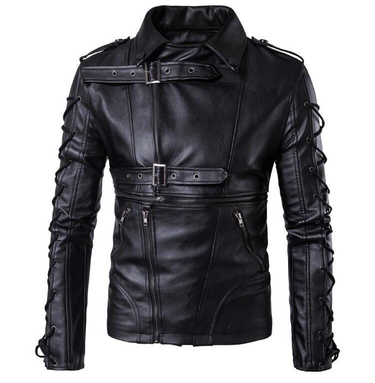 春新品ライダースジャケット バイクジャケット レザージャケット メンズ 革ジャン ブルゾン アウター カジュアル bbq008