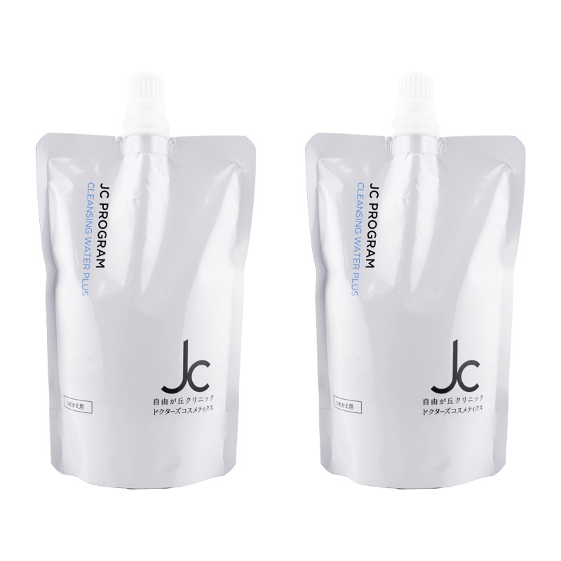 [2個セット]JC PROGRAM クレンジングウォーター プラス 200mL メイク落とし洗顔料 つめかえ用 洗顔不要 マツエクOK オイルフリー[ギフトラッピング対応]