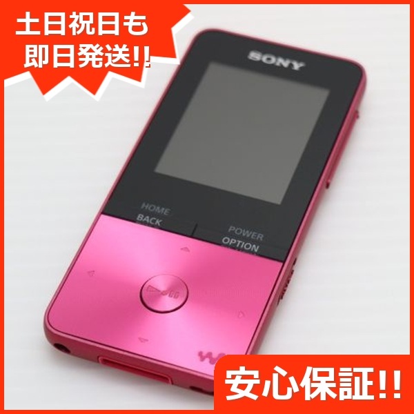 超美品 NW-S315 ビビッドピンク SONY 42