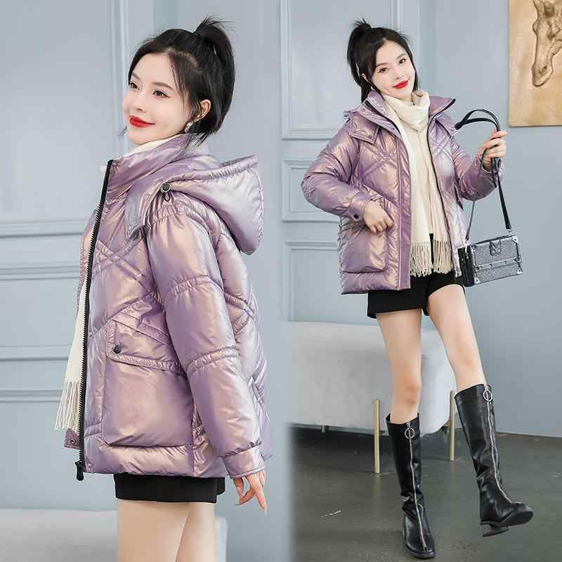 秋服 レディース ファッション オシャレ カワイイ シンプル 大人カワイイ 大きいサイズ 無 ダウン コットンコート 韓国スタイル コート コットン ジャケット