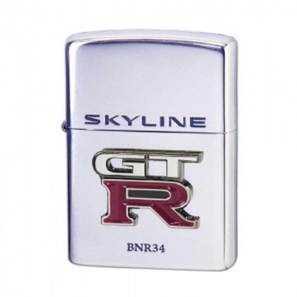 日産ZIPPO エンブレム BNR34 SV