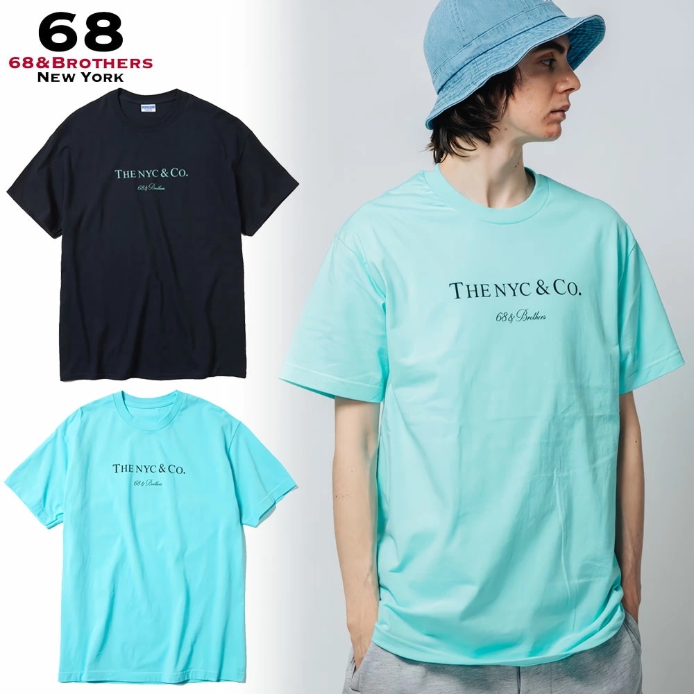 【68＆BROTHERS/シックスティエイトアンドブラザーズ】半袖 Tシャツ コットン/ Print Tee THENYC