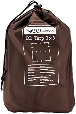 DD Hammocks DD タープ 3×3 (コヨーテブラウン) [並行輸入品]