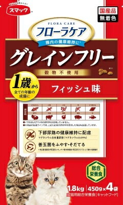 【6個セット】フローラケアCATフィッシュ味1.8kg