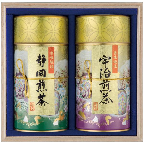 産地銘茶詰合せ（静岡煎茶・宇治煎茶各1缶） / 常温 お茶 緑茶