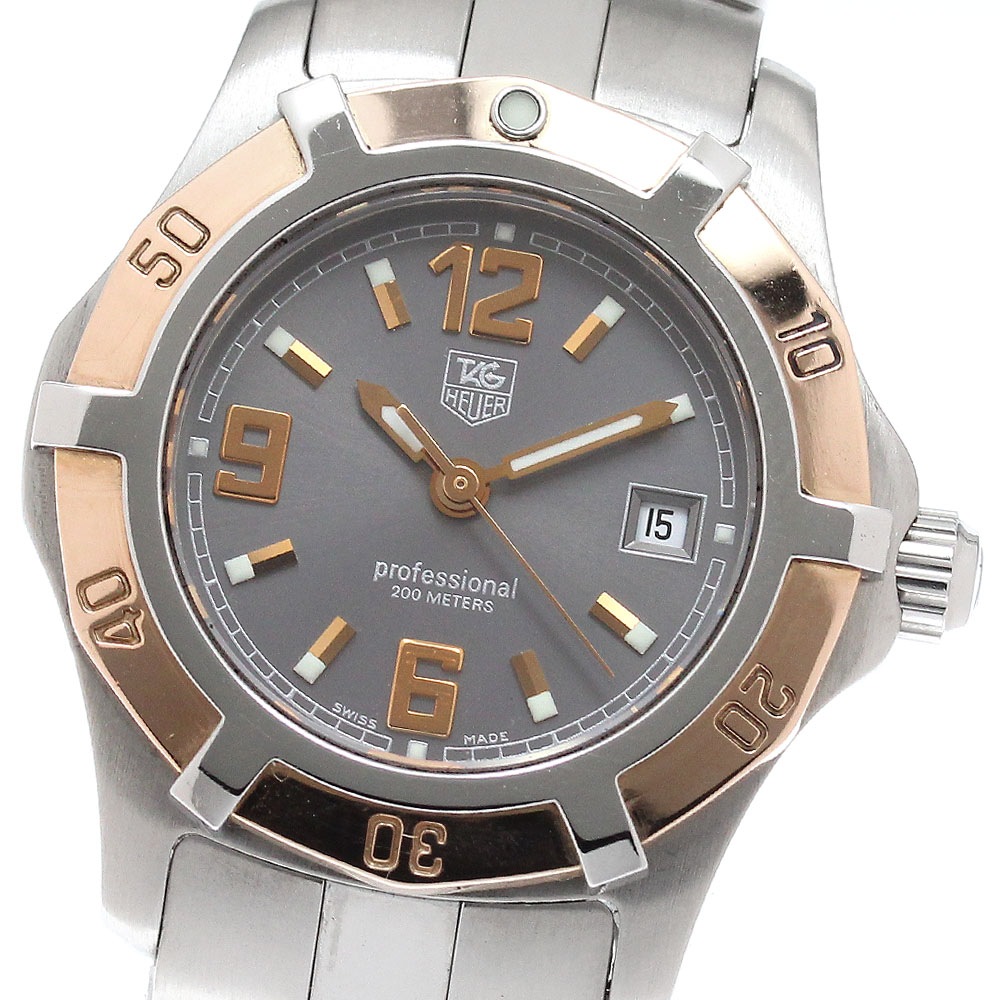 タグホイヤー TAG HEUER WN1351-0 エクスクルーシブ デイト クォーツ レディース _942440【中古】