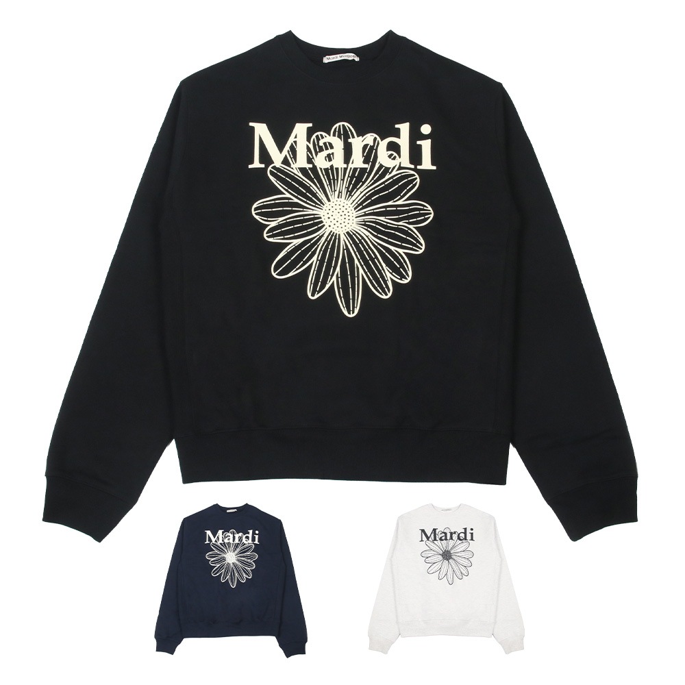 OVERSIZED SWEATSHIRT FLOWERMARDI 長袖 レディース 韓国 ファッション アパレル