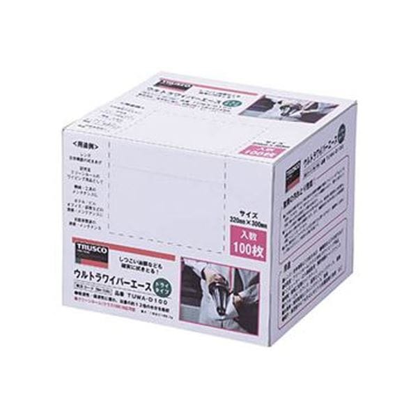 （まとめ）TRUSCOウルトラワイパーエースドライ ホワイト シートサイズ320300mm TUWA-D100 1個3セット