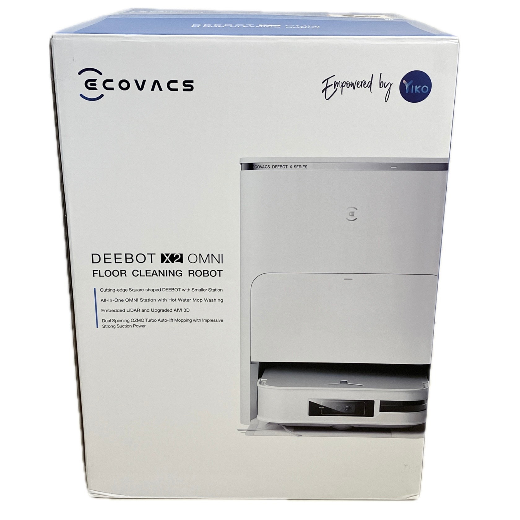 エコバックス ECOVACS DEEBOT X2 OMNI DEX86-32EE ホワイト ロボット掃除機