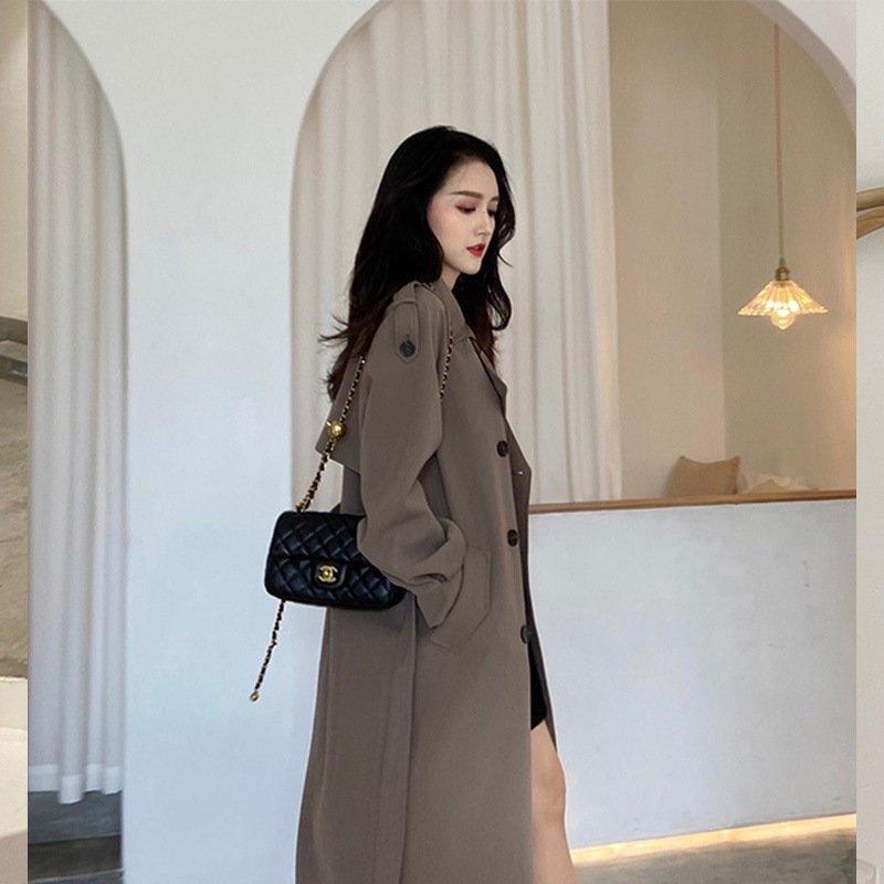 チェスターコート レディース アウター 無地 ロング丈 シンプル ダブルブレスト オーバーコート ロングコート 体型カバー 通勤 OL 秋冬 5,266円