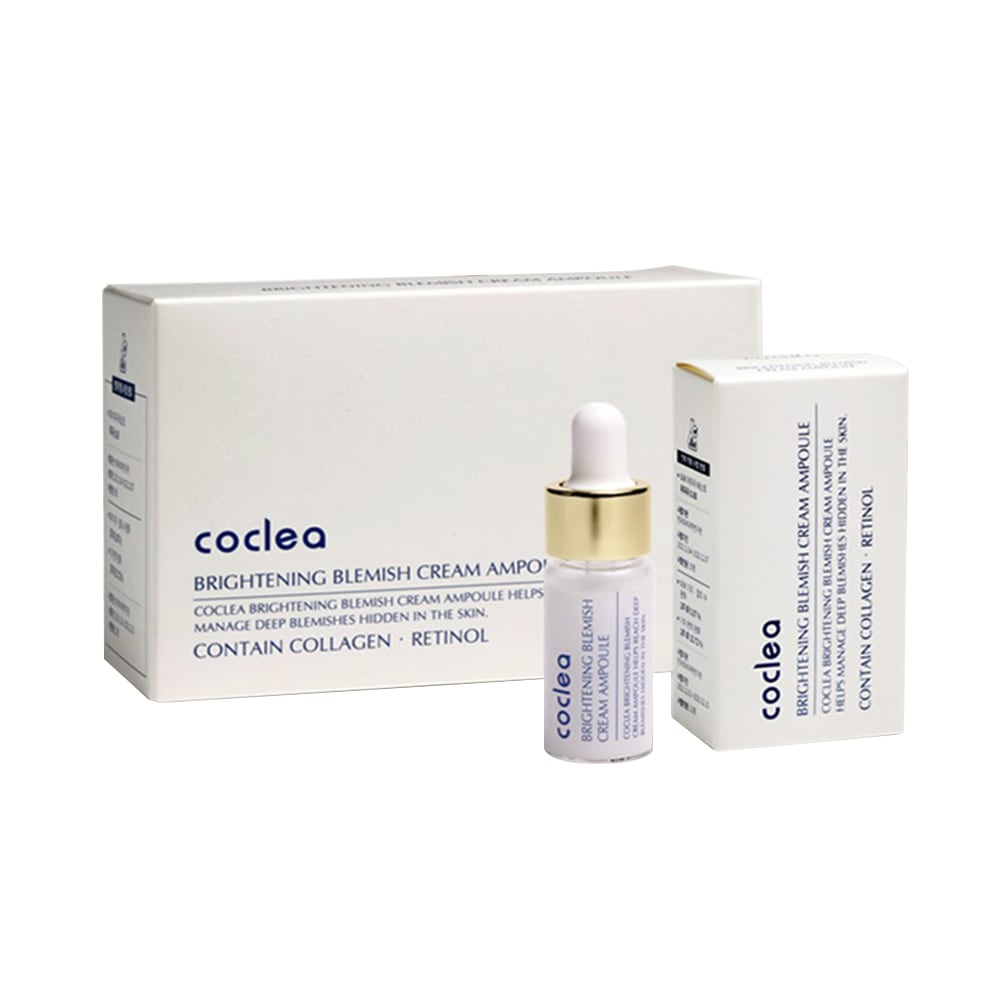 ブライトニング ブレミッシュクリーム アンプル 6本 ブライトニングアンプル 韓国製 肌のシミ そばかす 肌荒れケア