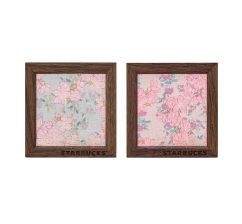 ブラッサムウッドコースターセット（2P）カップベース 9,190円