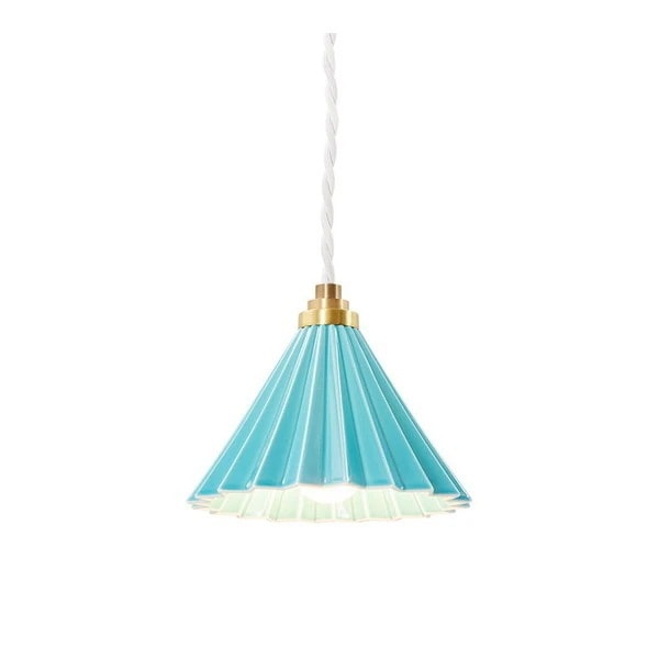 gram8 TC-1512-WH/TQ DRIPPER LAMP ペンダントライト コンセントタイプ ターコイズ ホワイトコード [LED電球付属] メーカー直送