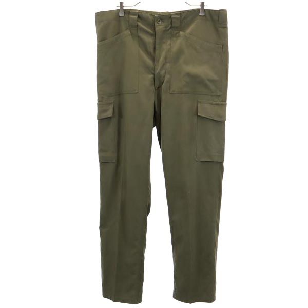 オーストリア軍 90s ミリタリー カーゴパンツ カーキ Austrian Army ボタンフライ メンズ