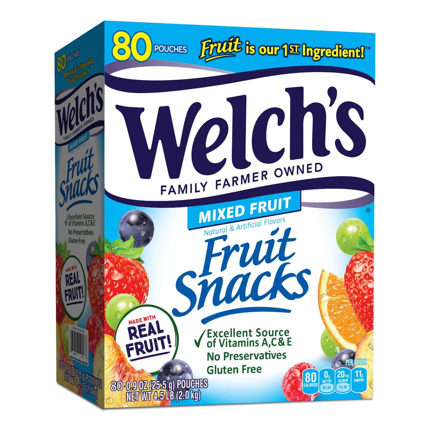 Welchs Fruit Snacks, Mixed, 66 count, 3.7 Pounds by Welchs