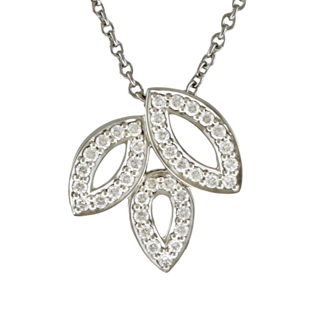 ハリーウィンストン リリークラスター ネックレス Pt950プラチナ ダイヤモンド HARRY WINSTON 中古 美品