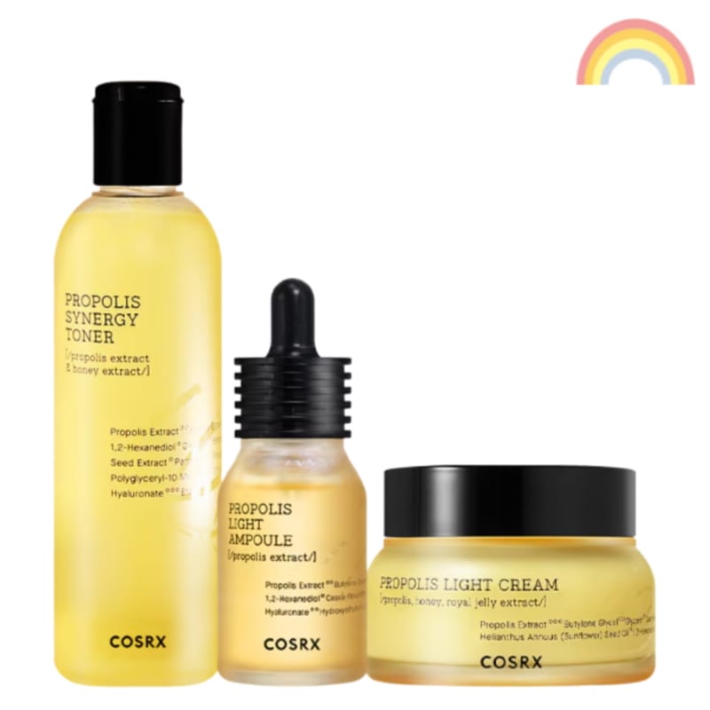 フルフィットプロポリス3点セット [ 化粧水 280ml + 美容液 30ml + クリーム 65ml ]