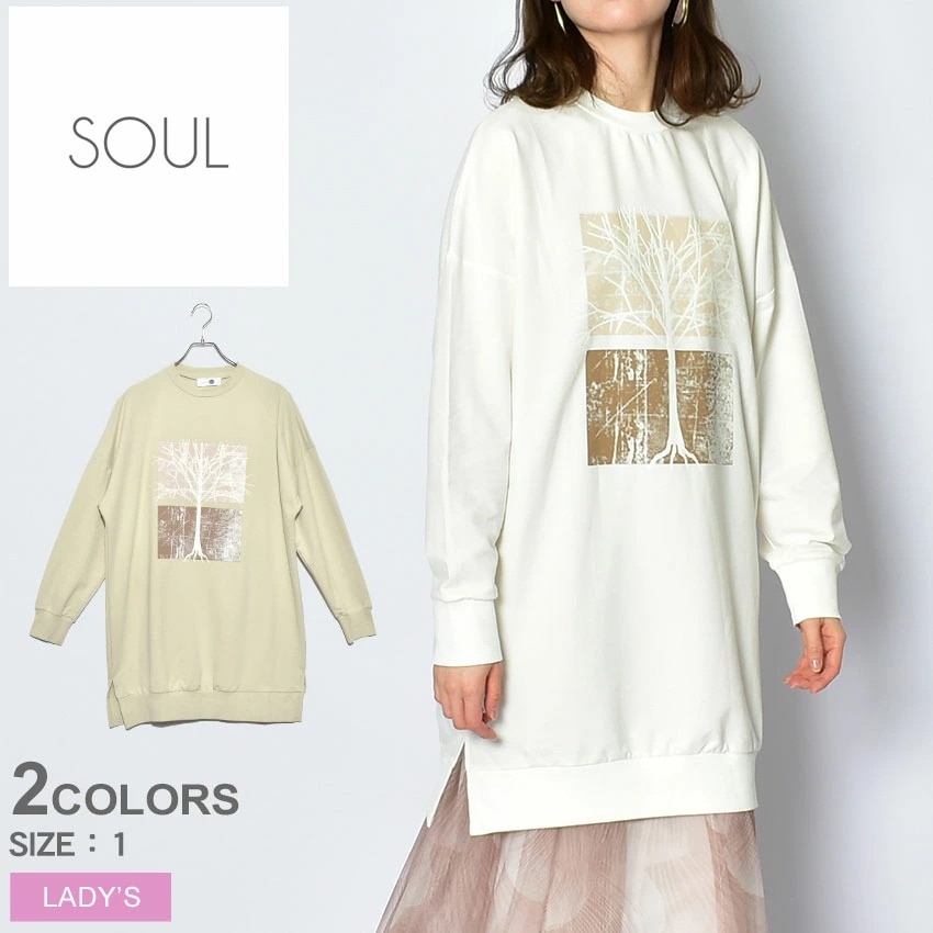 ソウル SOUL スエットシャツ スウェット SWEAT 30393 レディース トップス 長袖 ロ